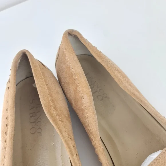 Franco Sarto Shoes Womens 9.5M Loafer Flat Suede Slip On - Picture 11 of 11